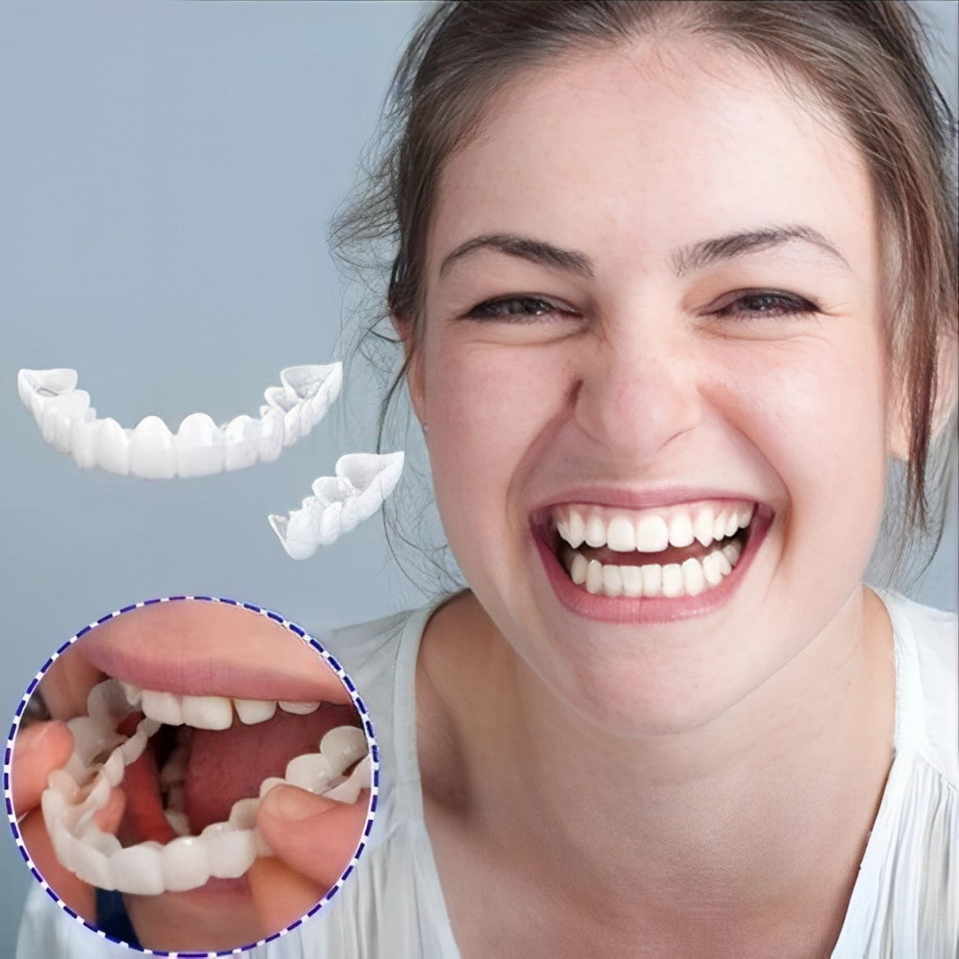 Snap-On Veneers (Upper & Lower Set) — A Flawless, Confident Smile in Seconds, No Dentist Needed