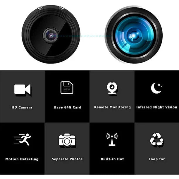 Mini Wireless Magnetic Camera — Full-HD Live Feed You Can Stick Anywhere in Seconds