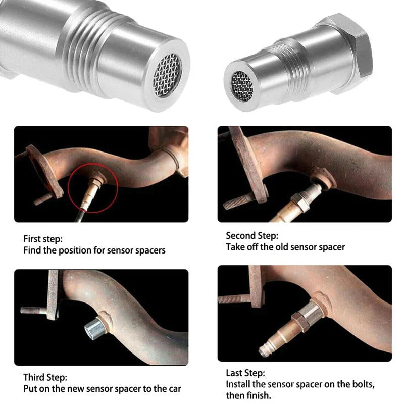O2 Sensor CEL Eliminator Adapter (M18×1.5) — Clear That Check-Engine Light in Minutes