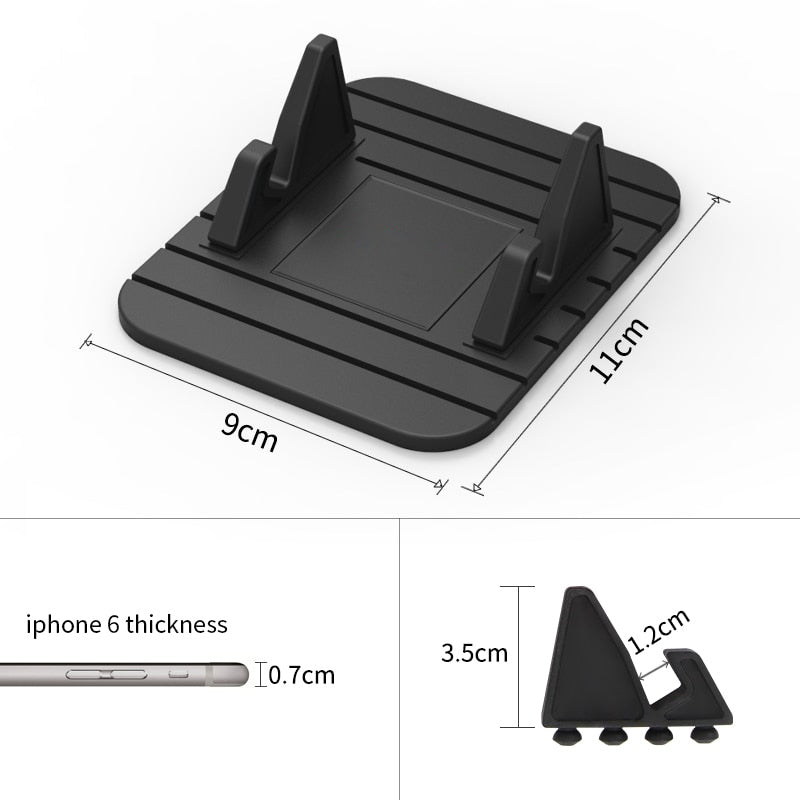Non-Slip Car Phone Holder — Rock-Solid Grip on Any Dash, Hands-Free in Seconds