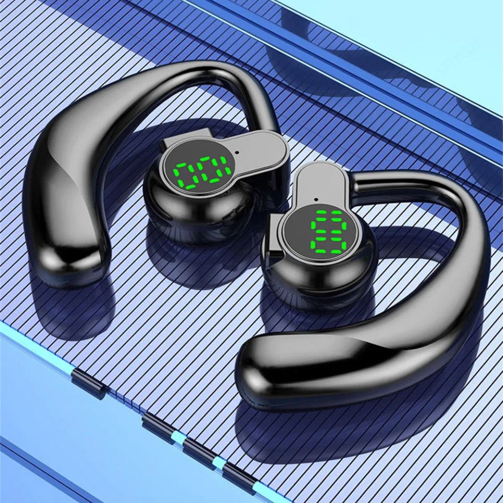 Wireless Noise Canceling Bluetooth Ear Hook Headphones