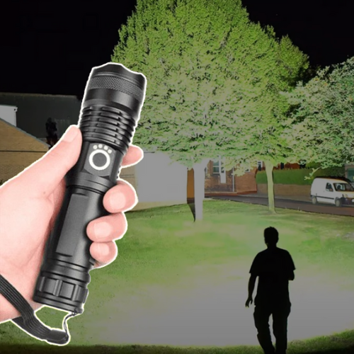 XHP50.2 Ultra-Bright Flashlight — Turn Night Into Day with a Massive, Long-Throw Beam
