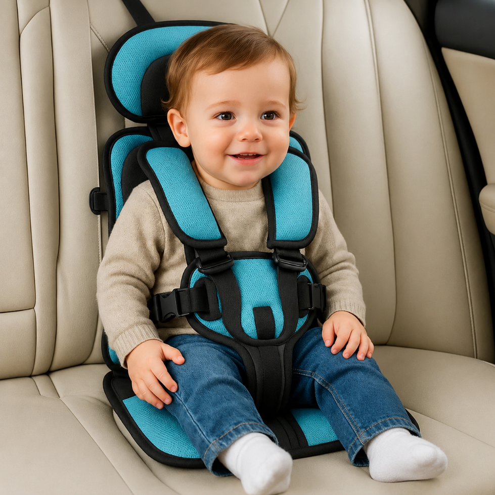 Compact Child Travel Seat — Safe, Foldable Car Safety That Fits in Any Bag