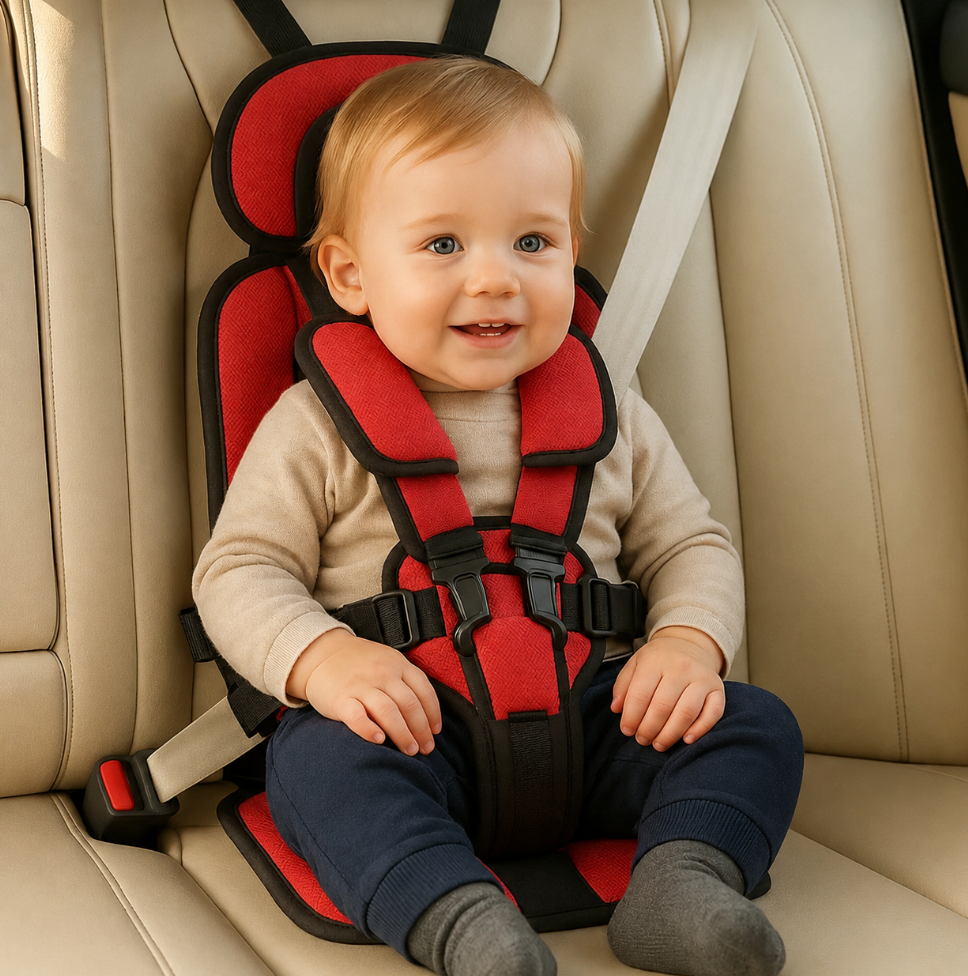 Compact Child Travel Seat — Safe, Foldable Car Safety That Fits in Any Bag