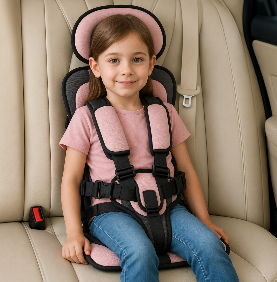 Compact Child Travel Seat — Safe, Foldable Car Safety That Fits in Any Bag