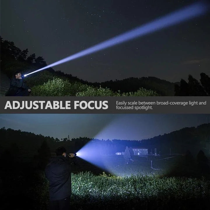 XHP50.2 Ultra-Bright Flashlight — Turn Night Into Day with a Massive, Long-Throw Beam