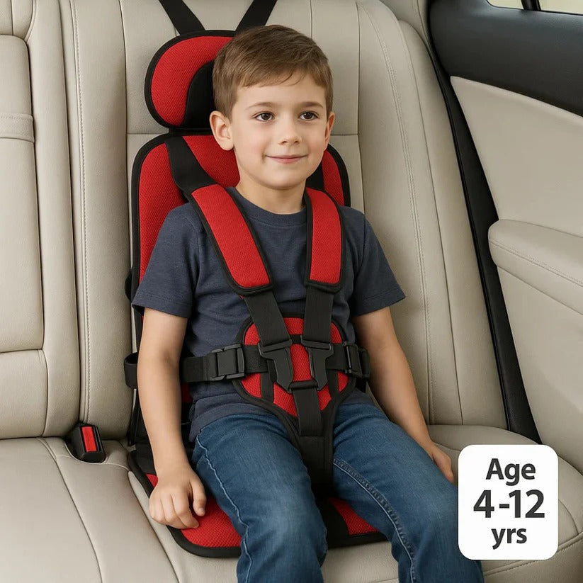 Compact Child Travel Seat — Safe, Foldable Car Safety That Fits in Any Bag