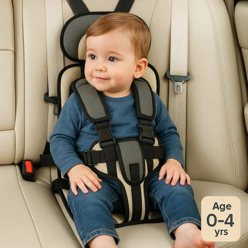 Compact Child Travel Seat — Safe, Foldable Car Safety That Fits in Any Bag