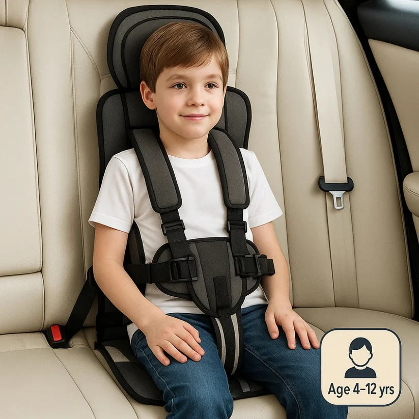 Compact Child Travel Seat — Safe, Foldable Car Safety That Fits in Any Bag