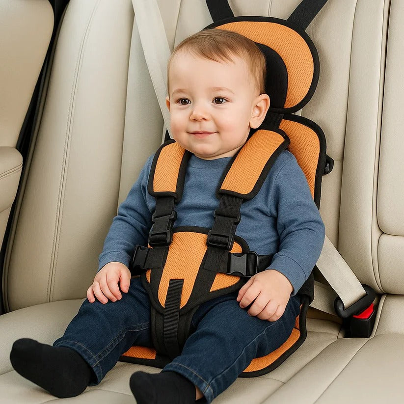 Compact Child Travel Seat — Safe, Foldable Car Safety That Fits in Any Bag