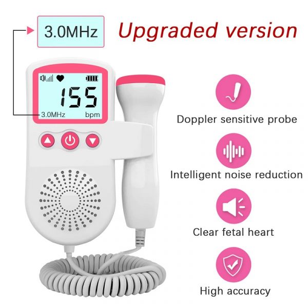 At-Home Fetal Doppler — Hear Your Baby's Heartbeat and Feel Connected Between Checkups
