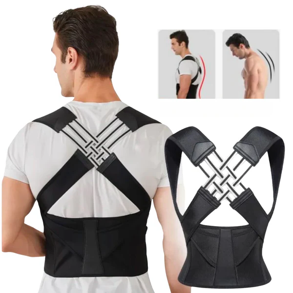 Posture Corrector Brace — Stand Taller and Ease Back Pain with Gentle All-Day Support