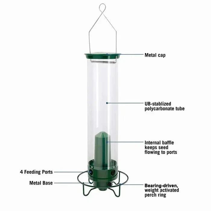 Squirrel-Proof Bird Feeder — Feed the Birds, Not the Squirrels, All Year Long