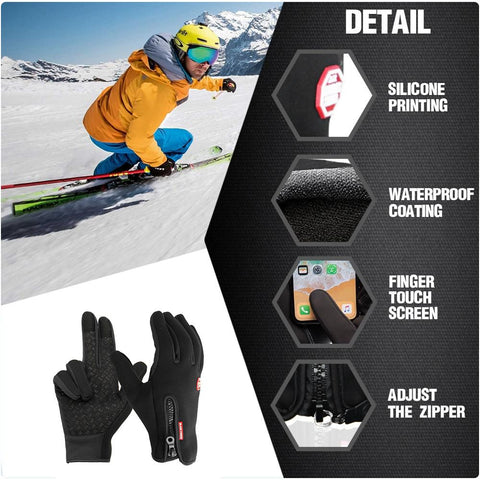 Thermal Cycling & Ski Gloves — Keep Hands Warm and Grippy Through the Coldest Rides